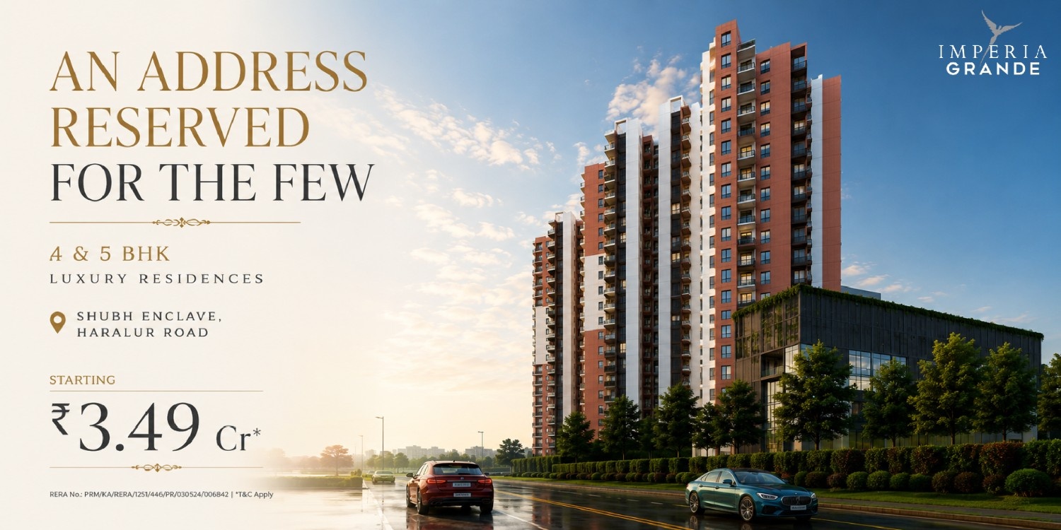 Imperia Grande entrance banner